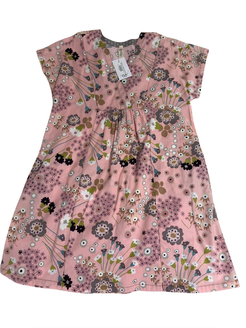 NWT Uncle Frank by Ivy Jane Flowers on Flowers Dress Pink Floral Medium